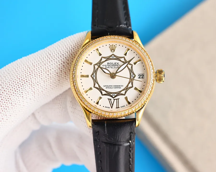 Rolex Oyster Perlume Ladies Watch V10 Upgrade, 32mm