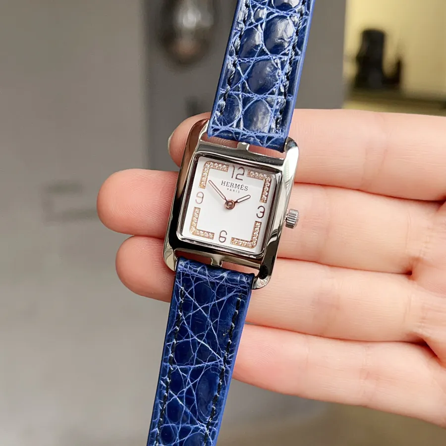 Hermès HEURE H Square Dial Classic Watch