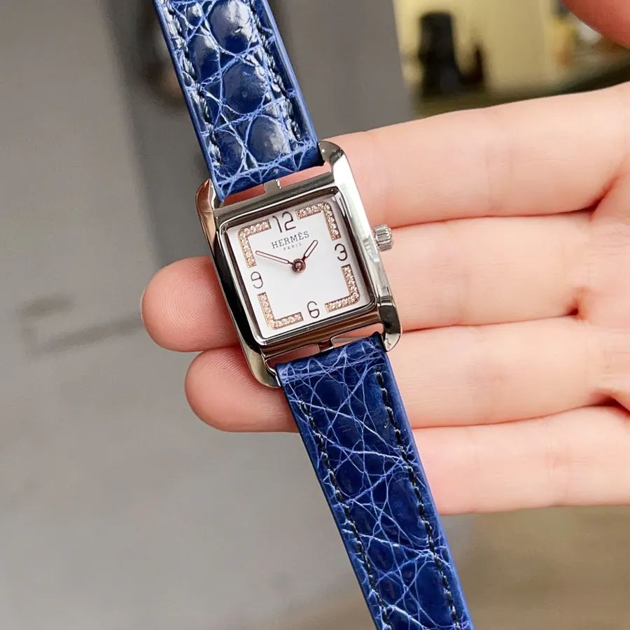 Hermès HEURE H Square Dial Classic Watch