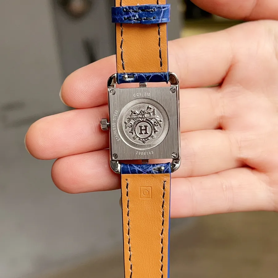Hermès HEURE H Square Dial Classic Watch