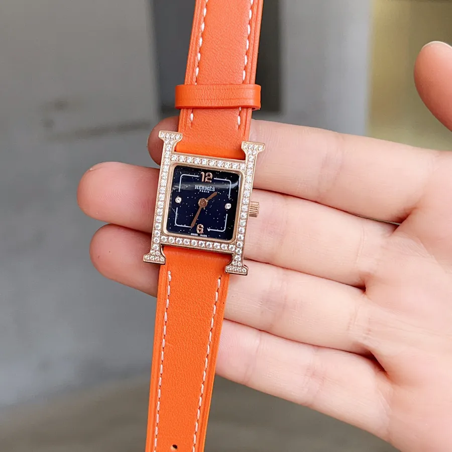 Heure H Watch with Feather Embellishment