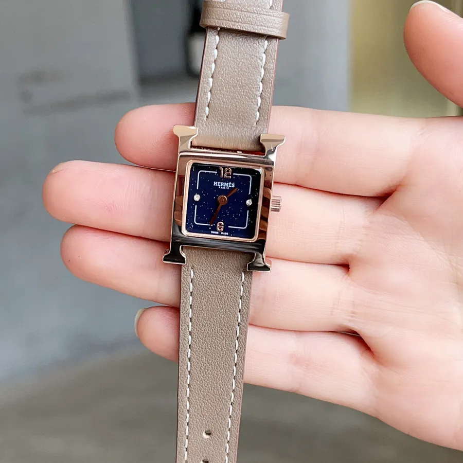 Heure H Watch with Feather Embellishment