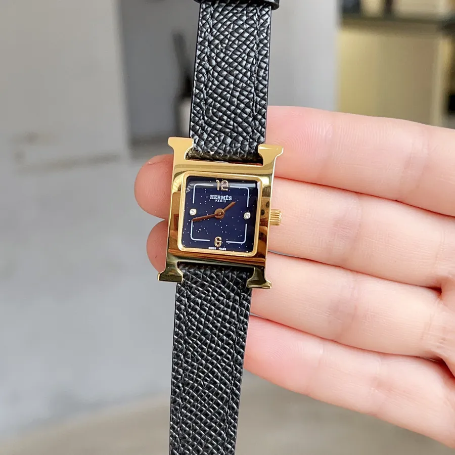 Heure H Watch with Feather Embellishment