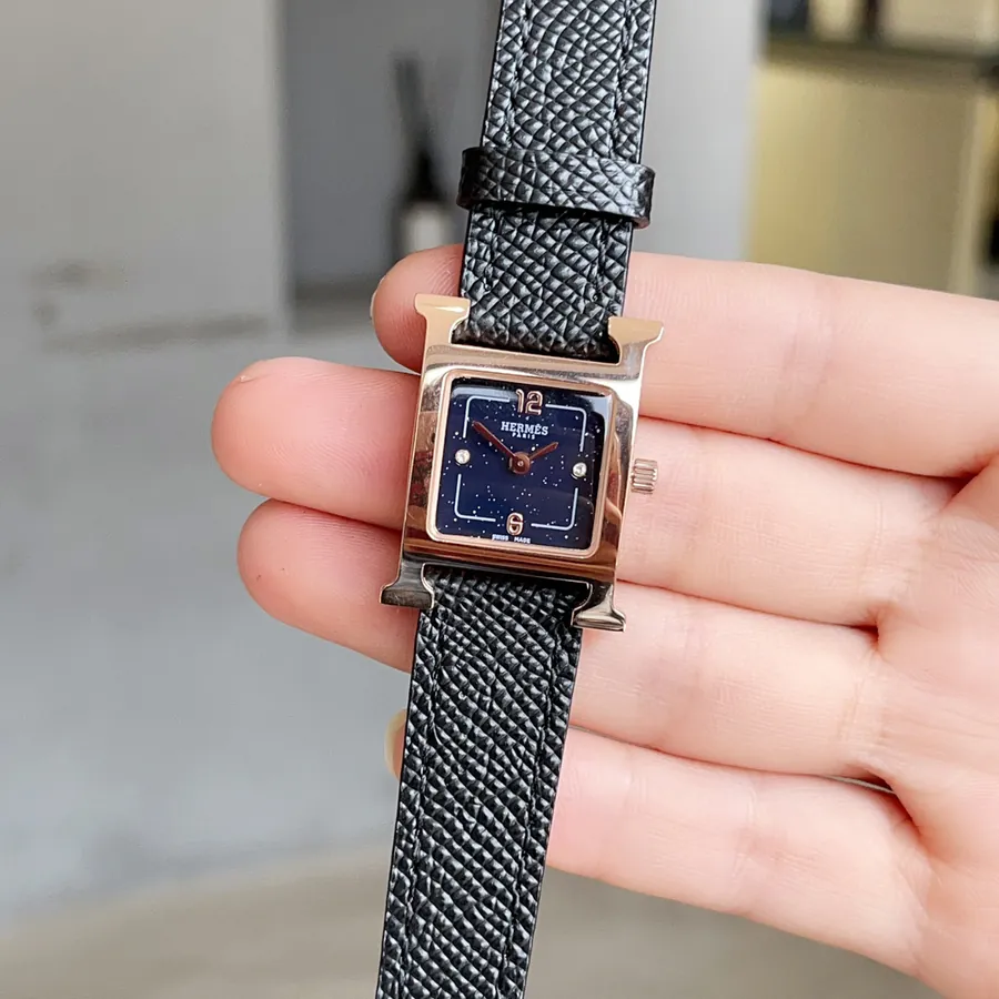 Heure H Watch with Feather Embellishment