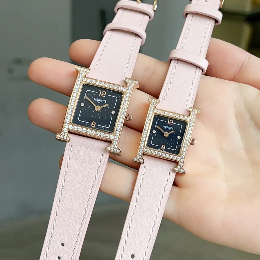 Heure H Watch Feather Embellishment, Starry Dial