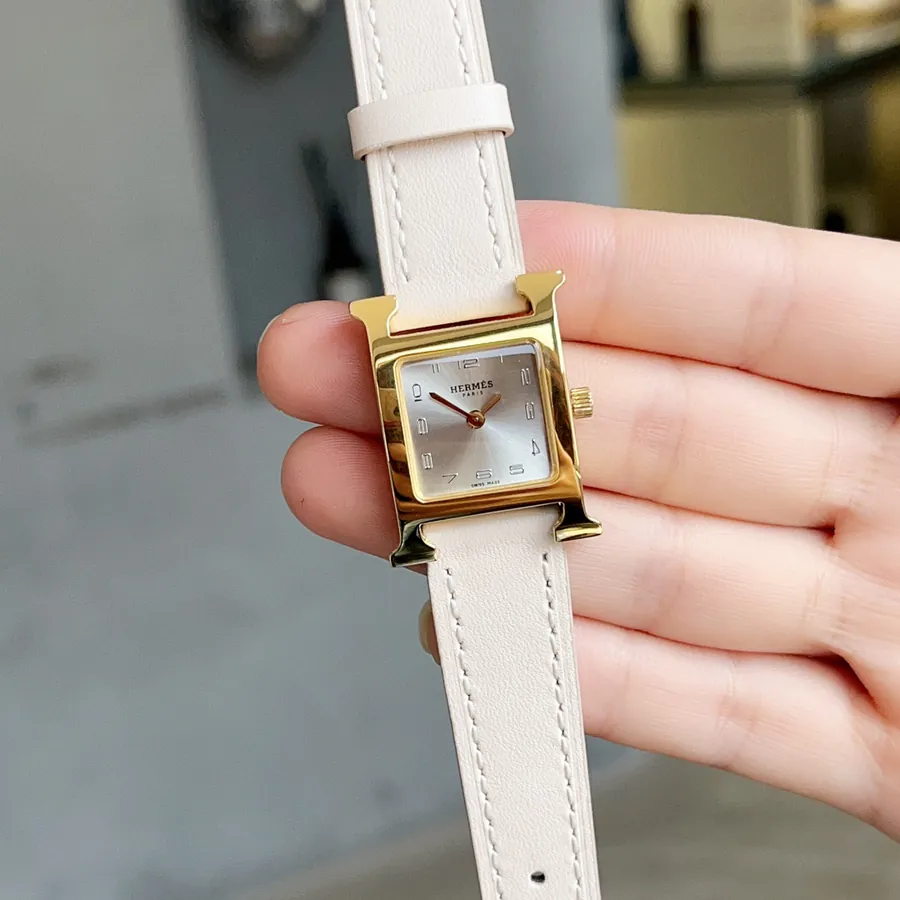 Heure H Watch with Feather Embellishment, Small Size