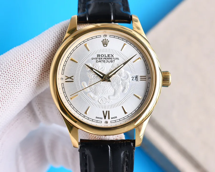 Rolex [ROLEX] 750 Gold 50mm Men's Watch with 3D貔貅 Design