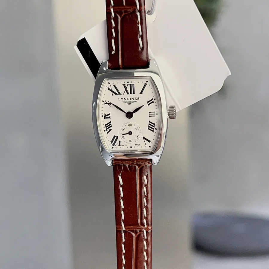 Longines Masterpiece Watch with Classic Barrel Shape