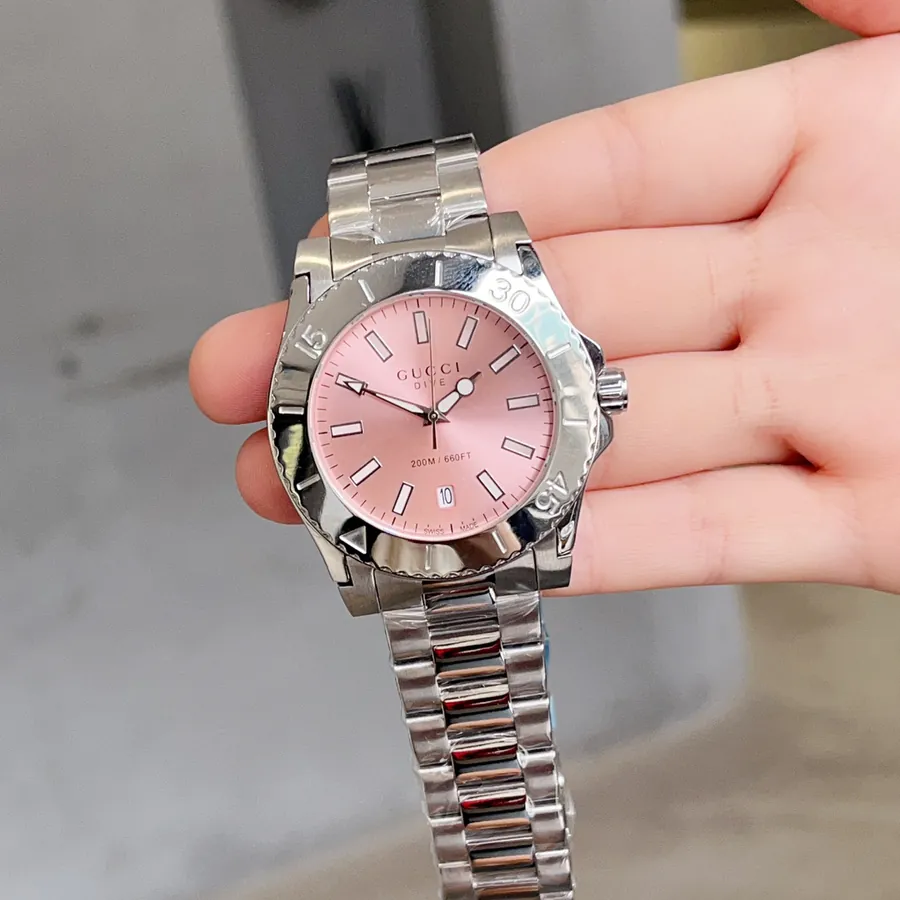 Gucci Dive Watch Neutral Design, Mirror Finish, 40mm