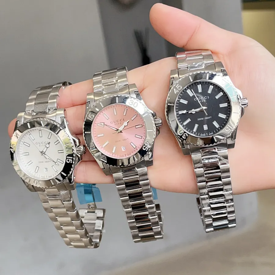 Gucci Dive Watch Neutral Design, Mirror Finish, 40mm