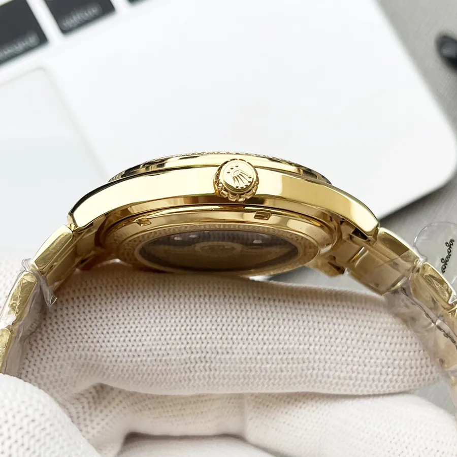 Rolex New 2023 Model White Dial with Gold Bezel