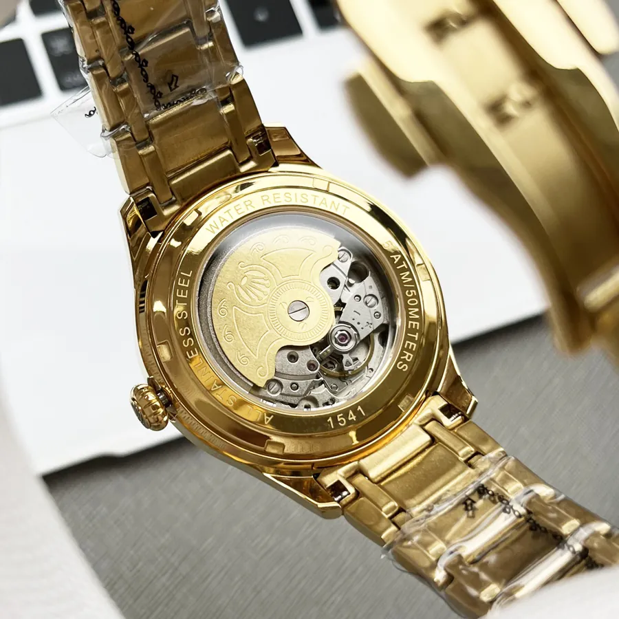Rolex New 2023 Model White Dial with Gold Bezel