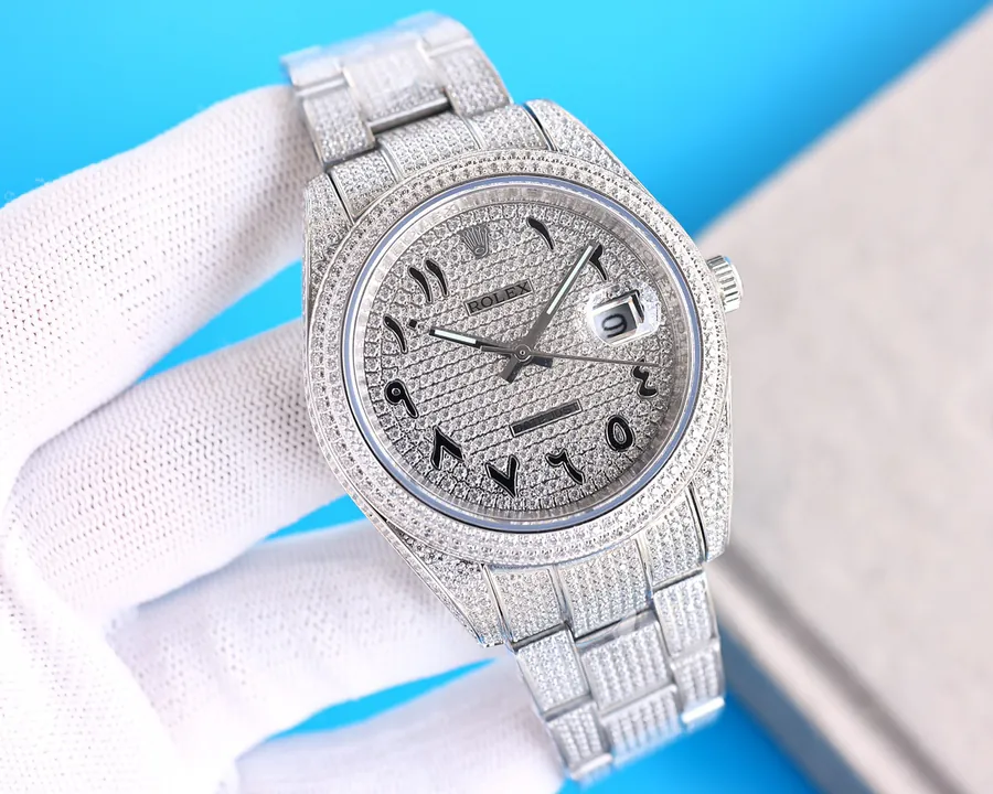Rolex Datejust 41mm Full Diamond Artisan Watch