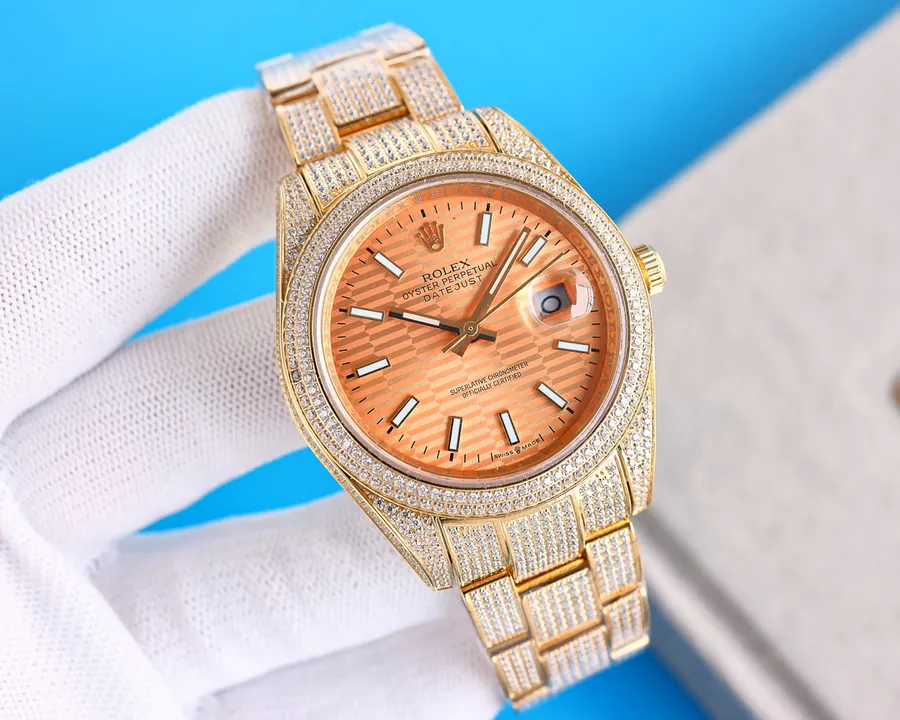 Rolex Datejust 41mm Full Diamond Artisan Craft