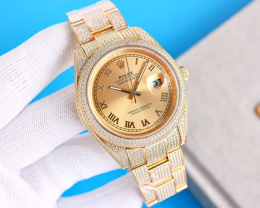 Rolex Datejust 41mm Full Diamond Artisan Craft