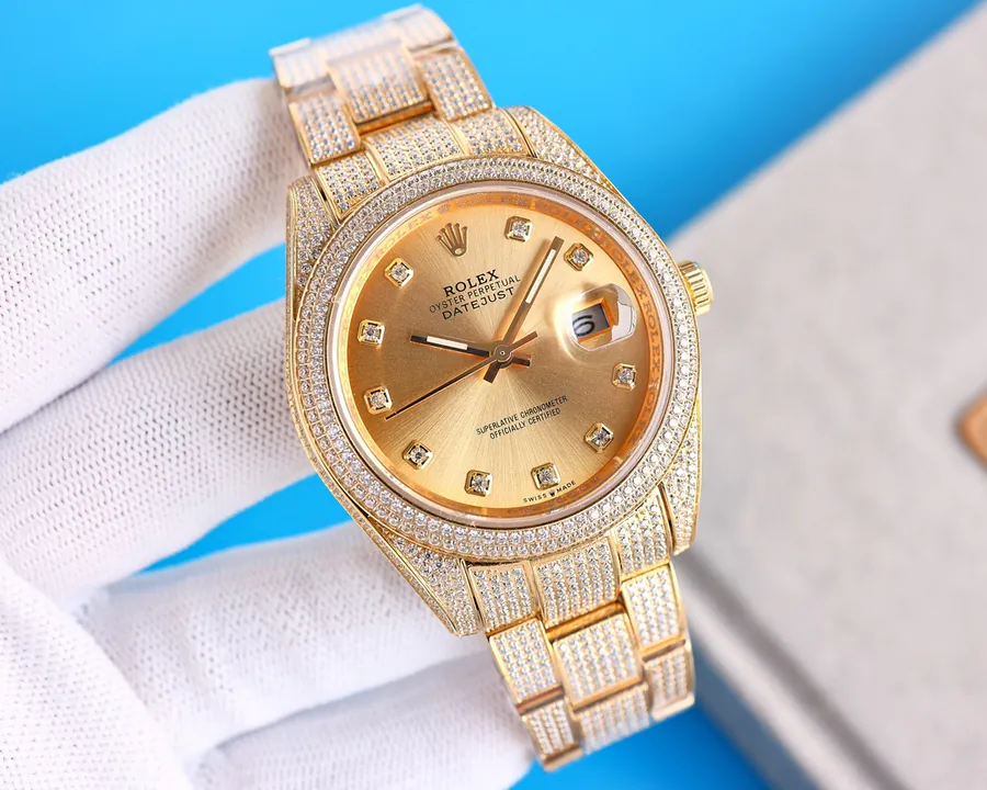 Rolex Datejust 41mm Full Diamond Artisan Craft