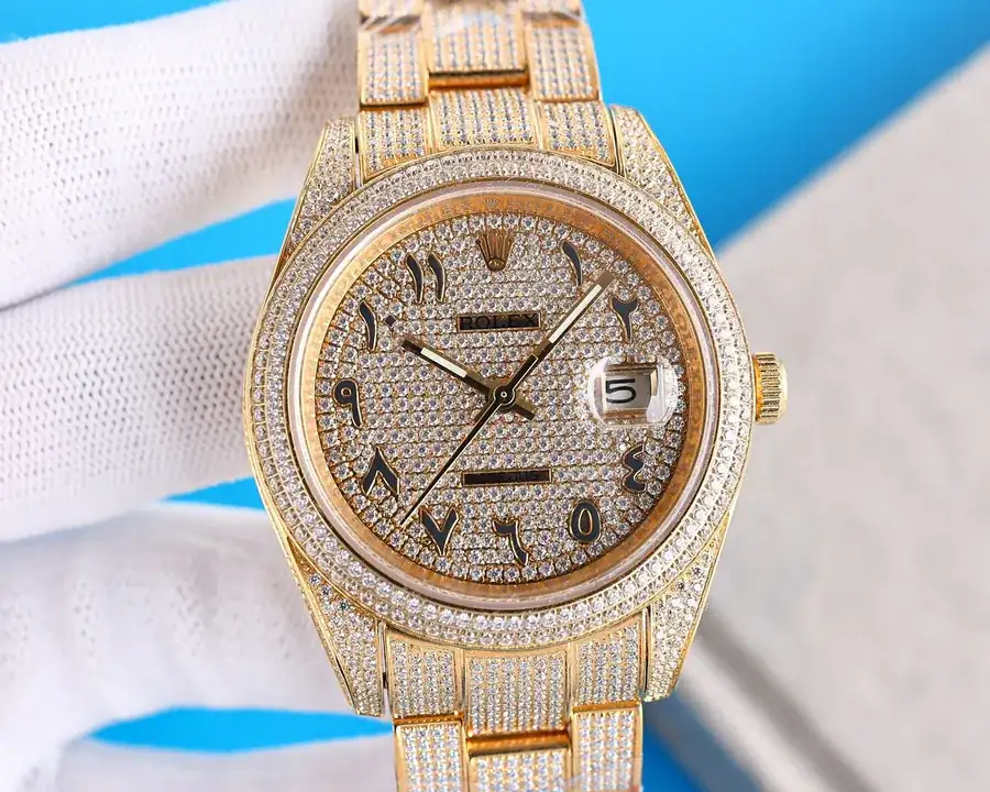 Rolex Datejust 41mm Full Diamond Artisan Craft