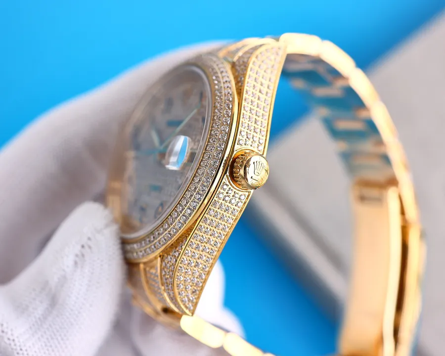 Rolex Datejust 41mm Full Diamond Artisan Craft