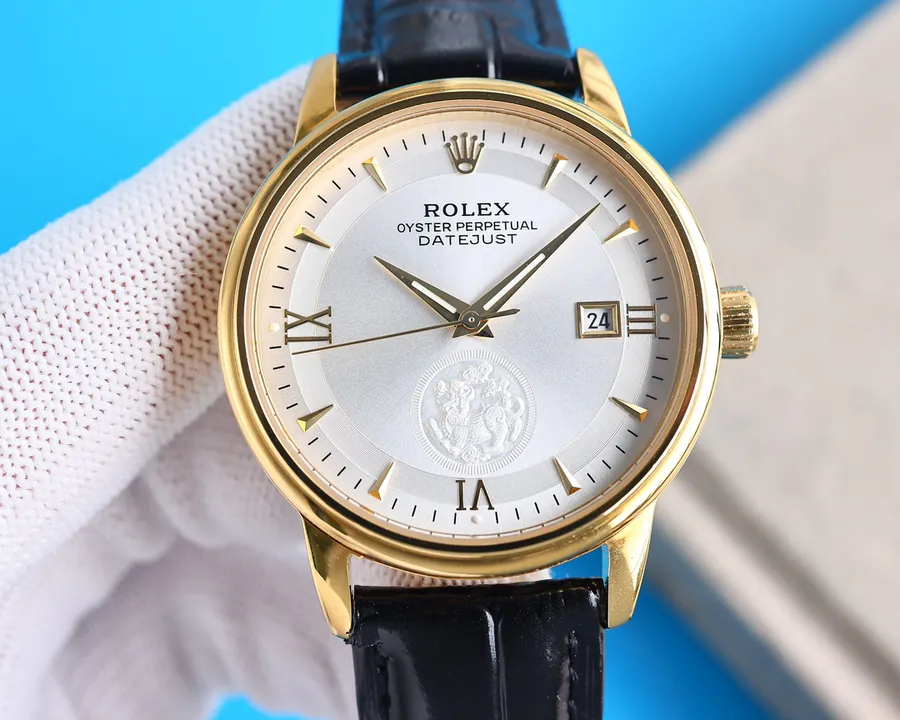Rolex White Shell 750, Gold +50