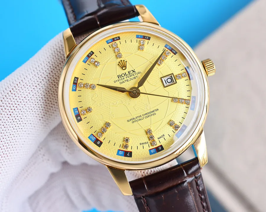 ROLEX Men's Watch Gold Rose with 50