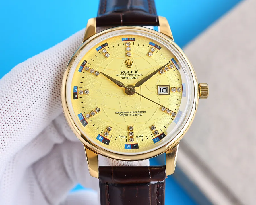 ROLEX Men's Watch Gold Rose with 50