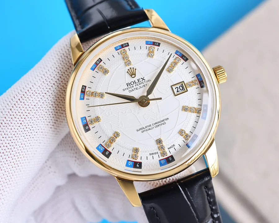 ROLEX Men's Watch Gold Rose with 50