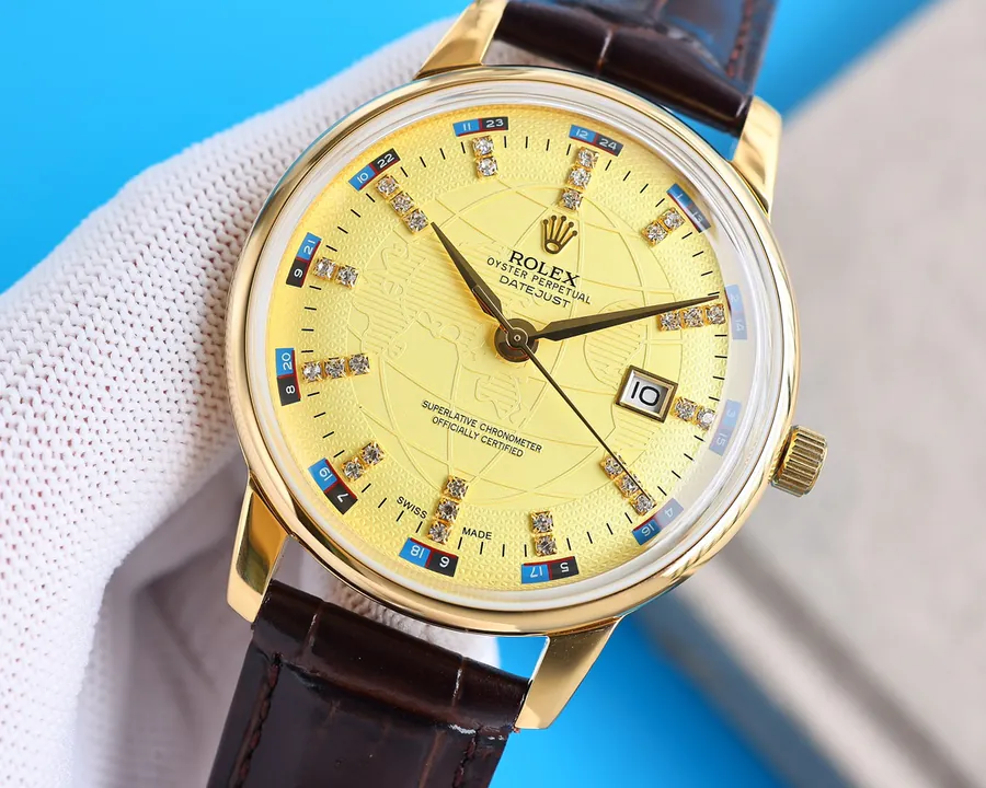 ROLEX Men's Watch Gold Rose with 50