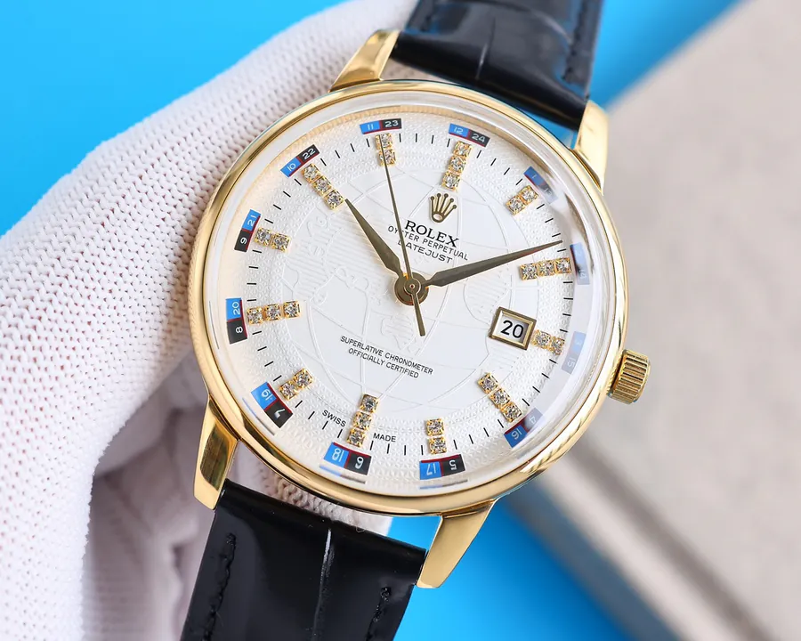 ROLEX Men's Watch Gold Rose with 50