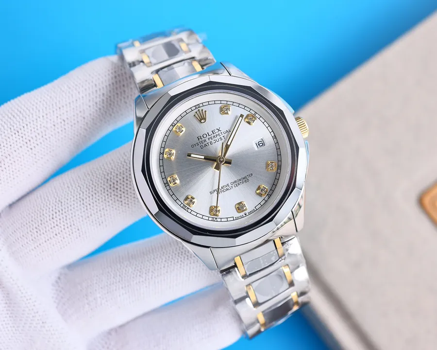 Rolex Luxury Men's Watch with Classic Three Hand Design