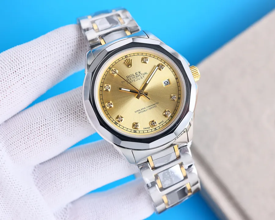 Rolex Luxury Men's Watch with Classic Three Hand Design