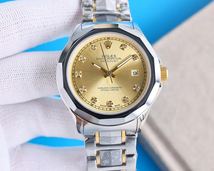 Rolex Luxury Men's Watch with Classic Three Hand Design