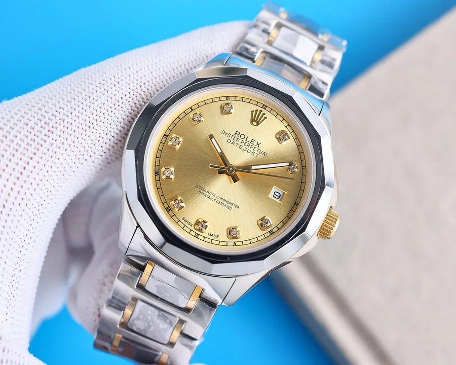 Rolex Luxury Men's Watch with Classic Three Hand Design
