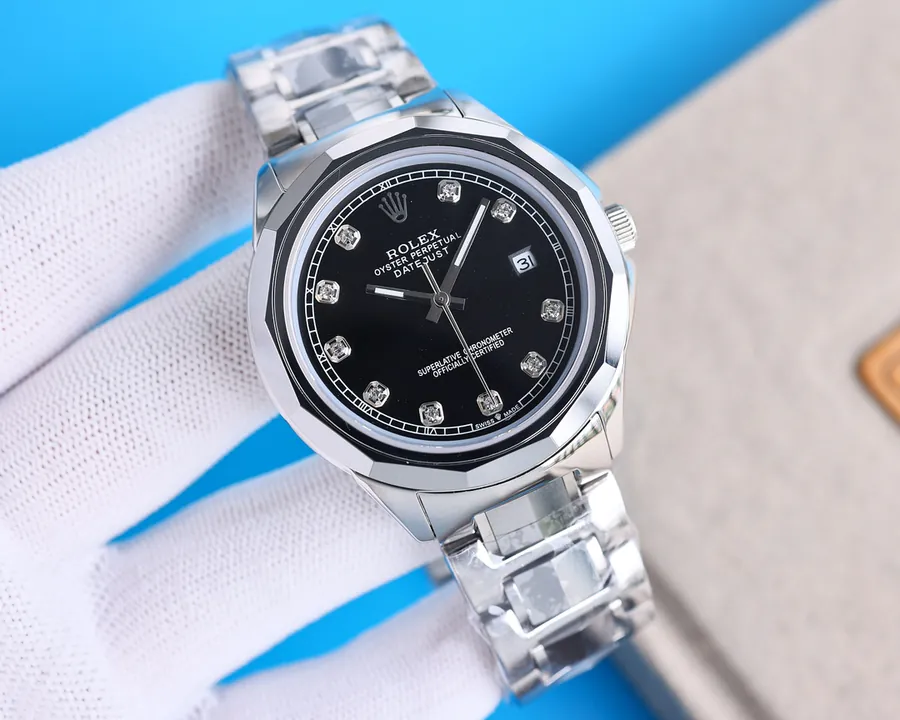 Rolex Luxury Men's Watch with Classic Three Hand Design