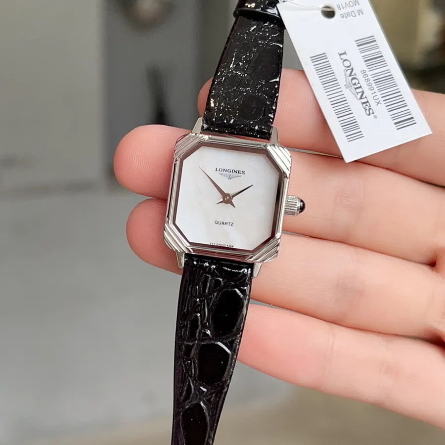 Vintage Longines Black Gold Watch Timeless Elegance