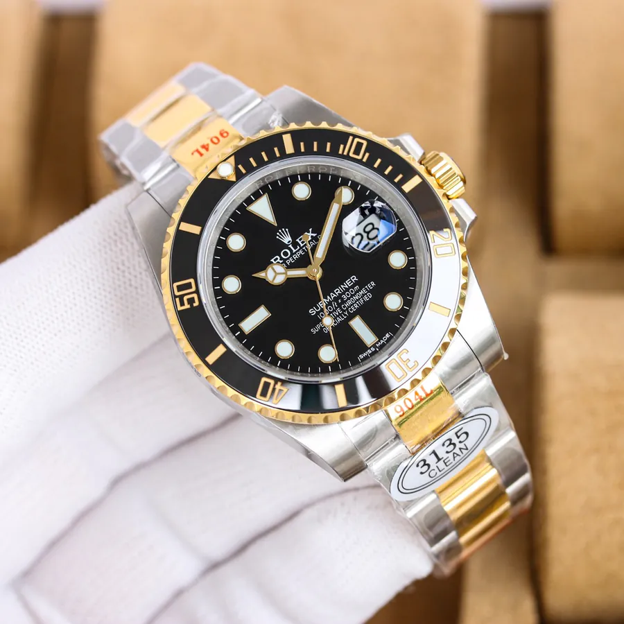 Rolex Oyster Perl Black Dial Watch