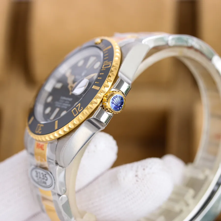 Rolex Oyster Perl Black Dial Watch