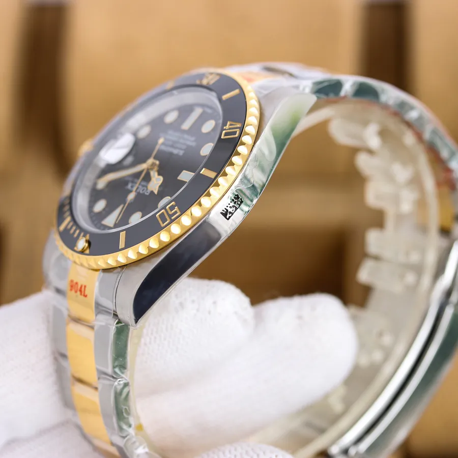 Rolex Oyster Perl Black Dial Watch
