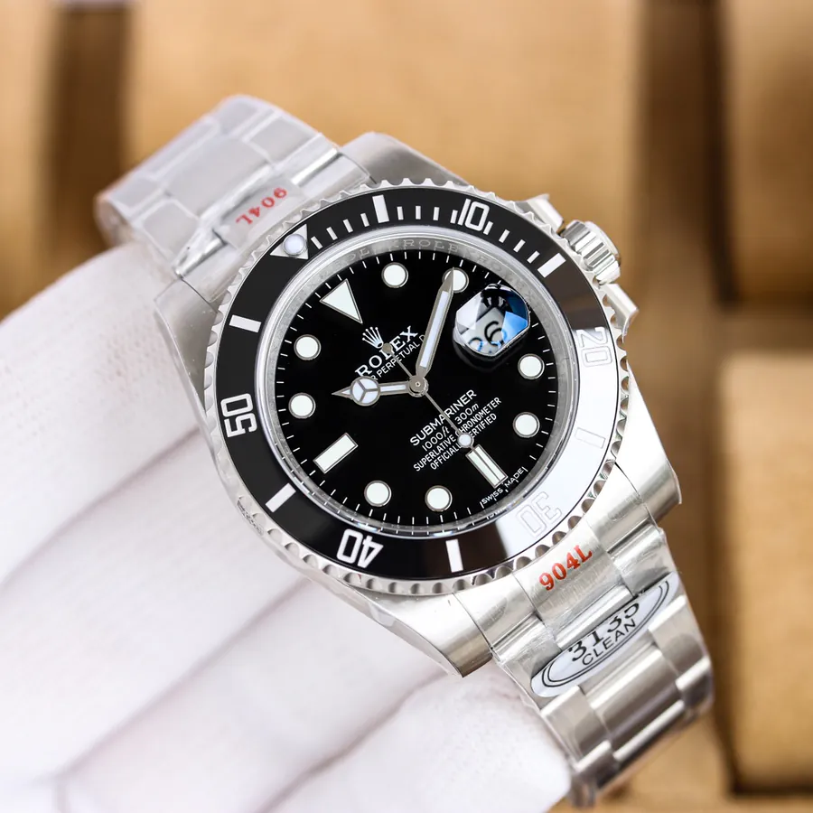 Rolex Oyster Perl Black Watch 116610LV