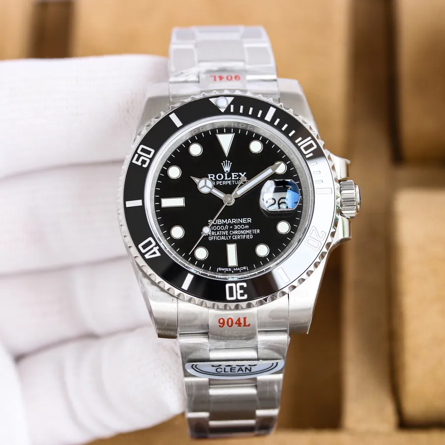 Rolex Oyster Perl Black Watch 116610LV