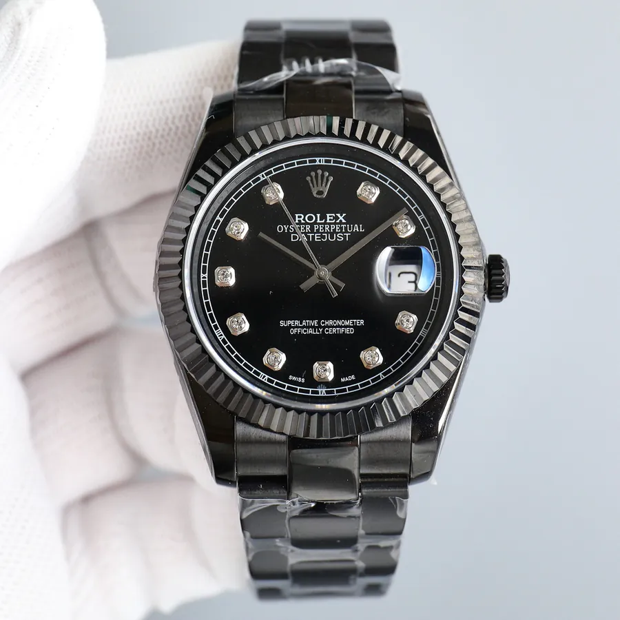 Rolex Oyster Perpetual Black Dial Watch