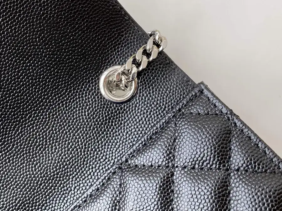 YSL Envelope Mini Suede Bag with Gold Hardware