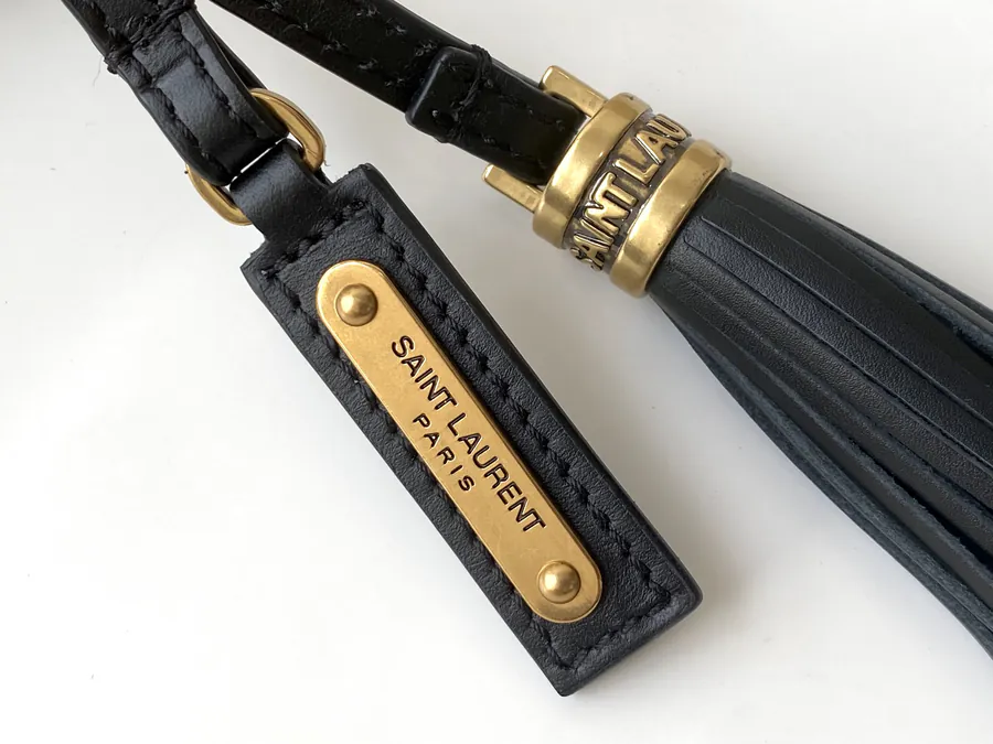Classic Saint Laurent YSL Premium Leather Camera Bag