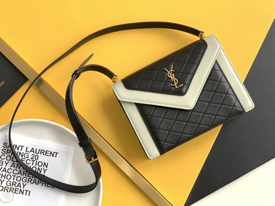 GABY Mini Envelope Bag in Grained Italian Lamb Leather