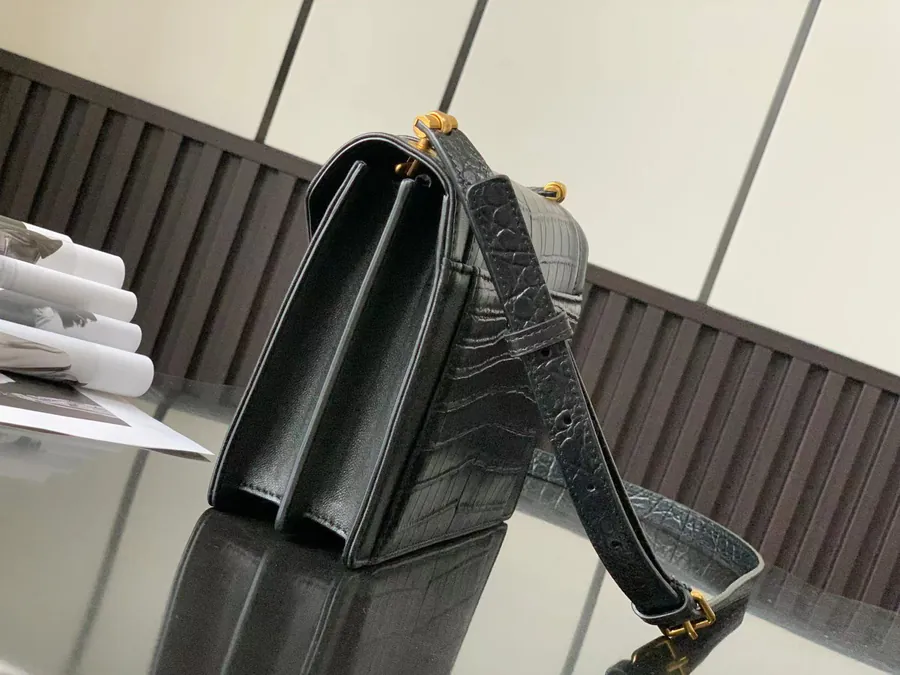 GABY Mini Envelope Bag in Grained Calfskin