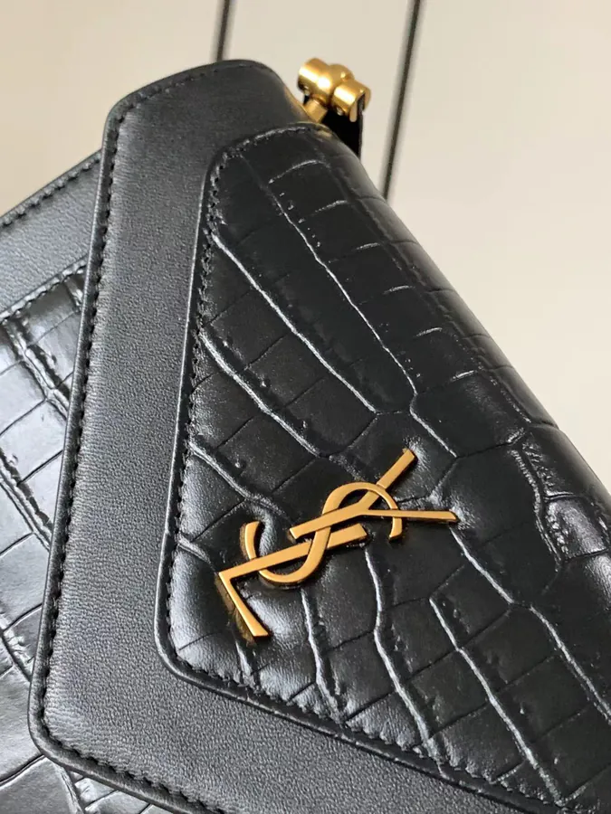 GABY Mini Envelope Bag in Grained Calfskin
