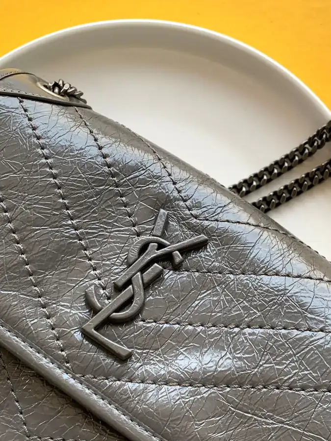 YSL Saint Laurent Baby Niki in Grained Calfskin