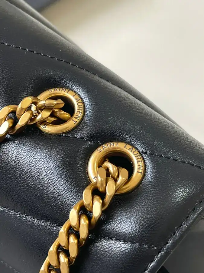 Lou Lou Large Bucket Bag with Grained Calfskin
