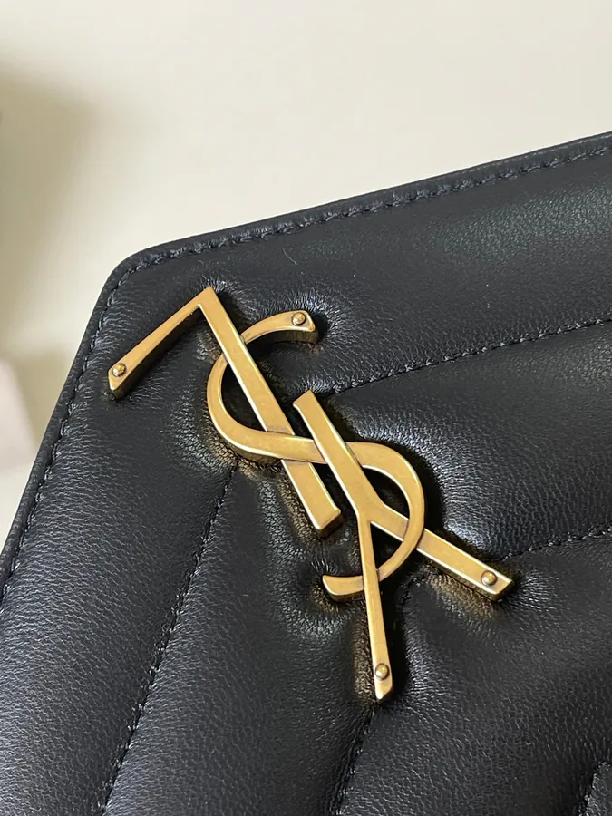 Lou Lou Large Bucket Bag with Grained Calfskin