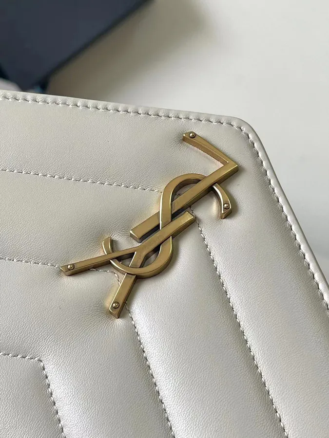 Loulou Large Envelope Bag with Grained Calfskin