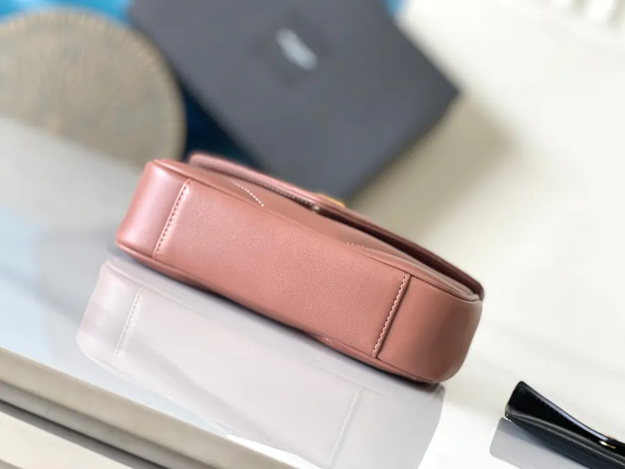 Lou Lou Mini Envelope Handbag in Grained Calfskin